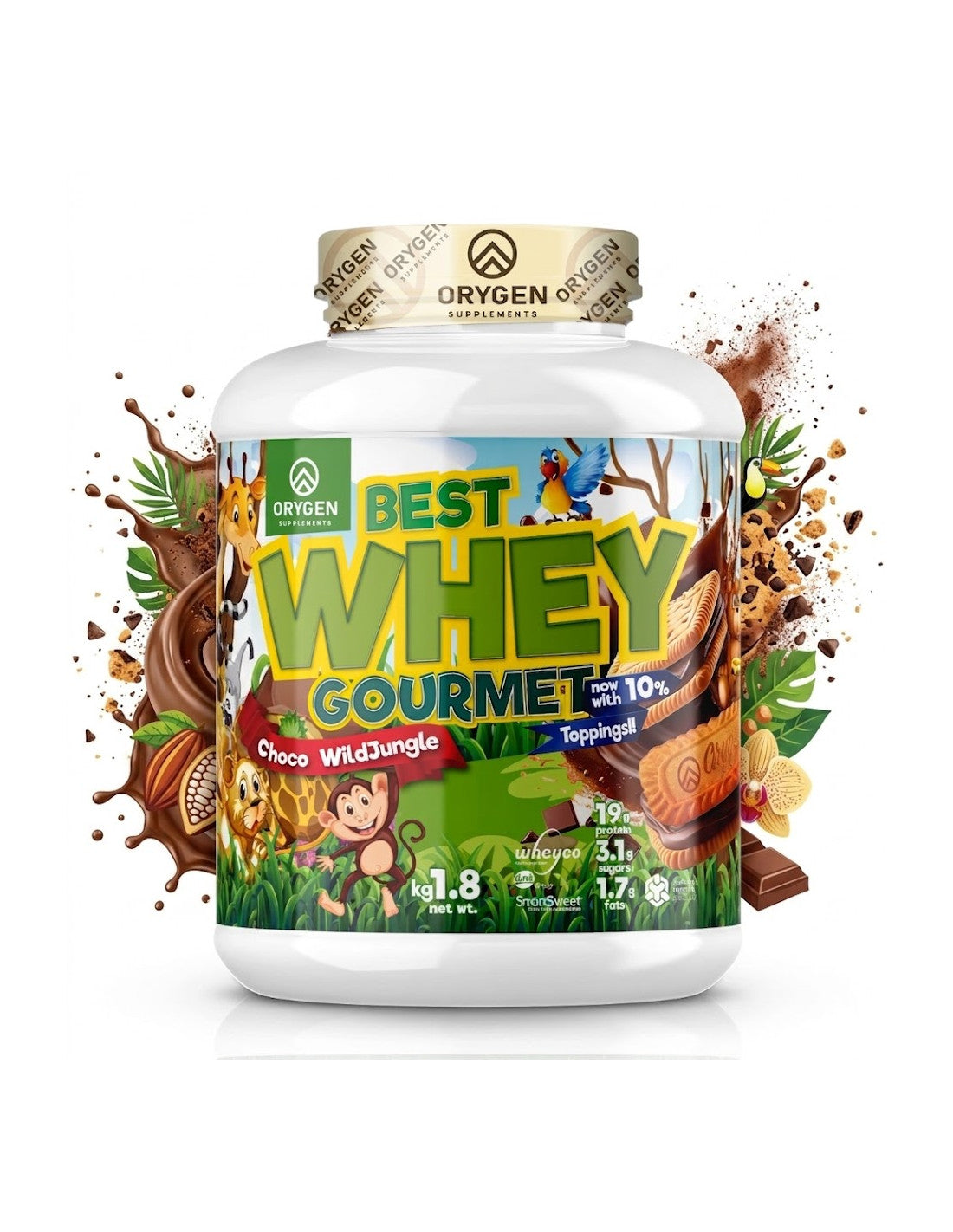 BEST WHEY GOURMET 1KG / 1.8KG. ORYGEN