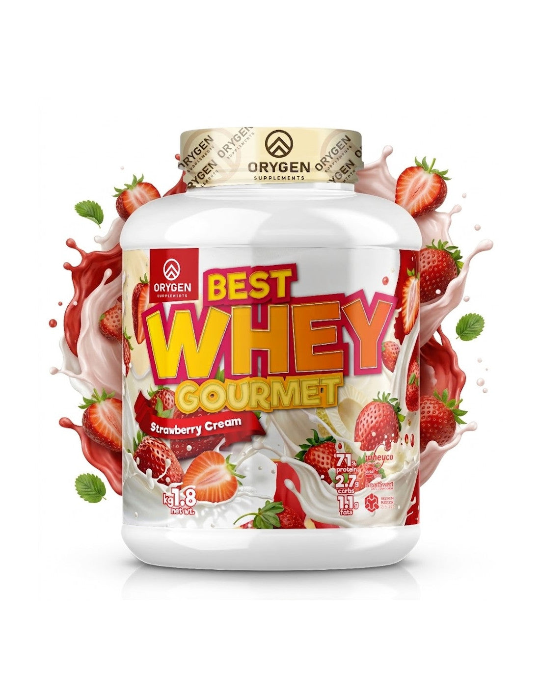 BEST WHEY GOURMET 1KG / 1.8KG. ORYGEN