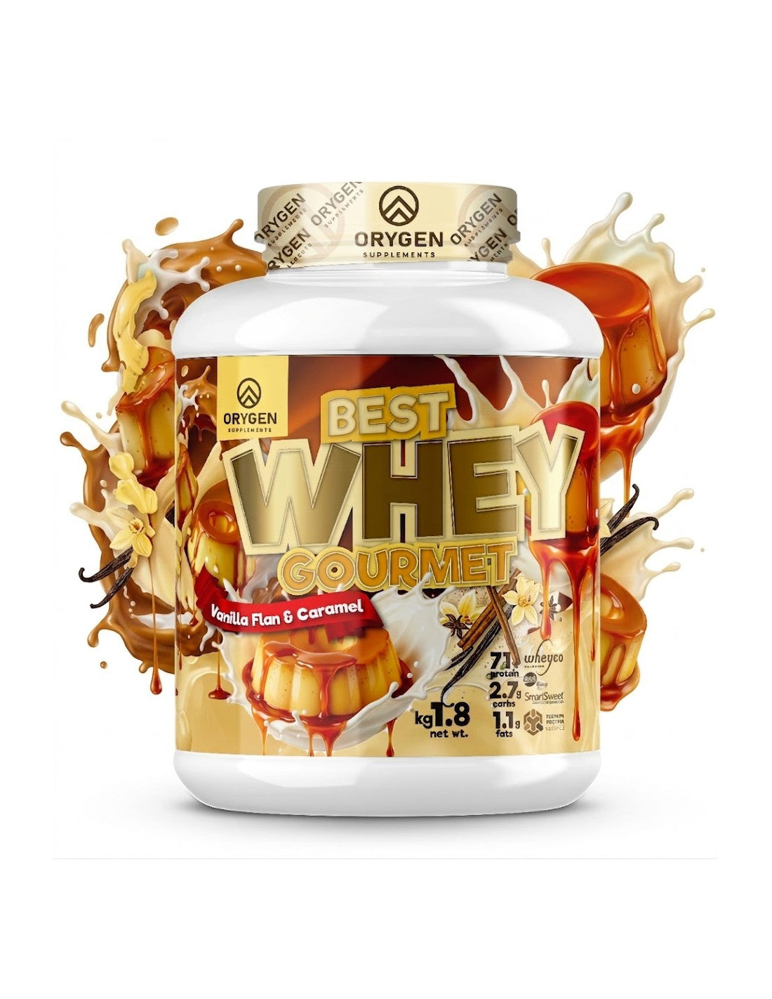 BEST WHEY GOURMET 1KG / 1.8KG. ORYGEN