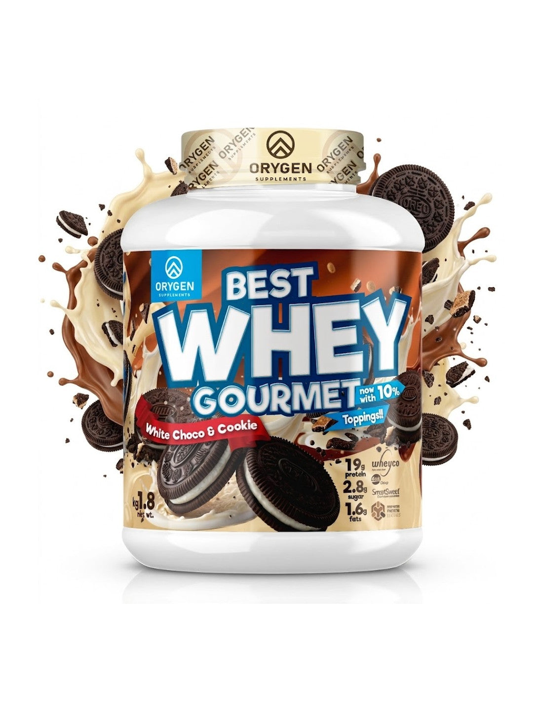 BEST WHEY GOURMET 1KG / 1.8KG. ORYGEN