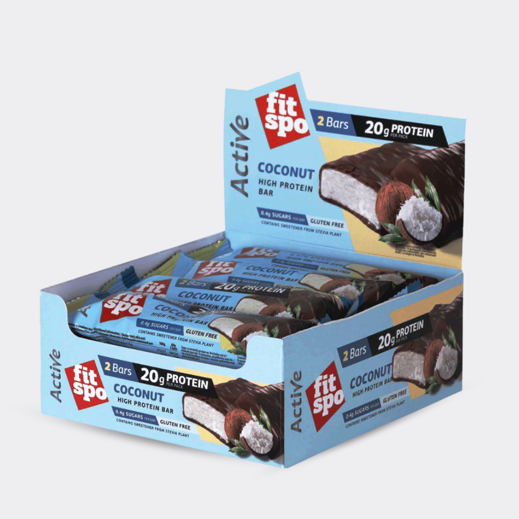 FitSpo Active Protein Bar 2x30g (Low Sugar)