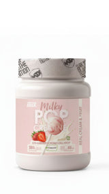 MILKY POP™ CREATINE | Creapure®  EN POLVO  Saborizada 300g en sabor MILKY STRAWBERRY LOLLIPOP