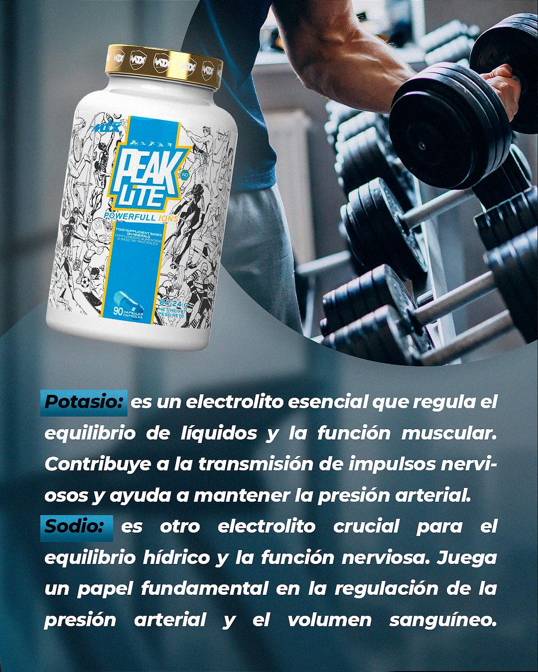 PEAKLITE ™ (Salts | Powerfull Ions Electrolites) [90caps / 936mg]