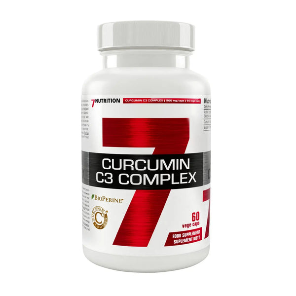 7Nutrition Complejo de curcumina C3 500 mg 60 cápsulas blandas