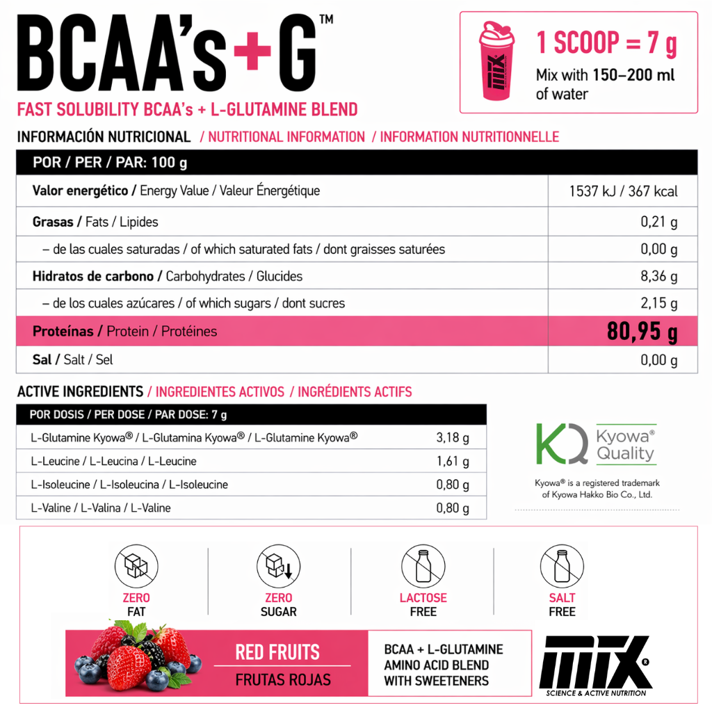 BCAA+G™ [500gr]. *
