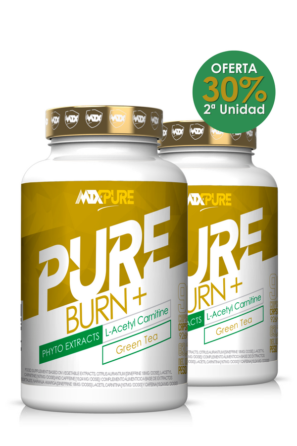 Pack 2 BURN+ PURE ™ [60CAP/926MG]**
