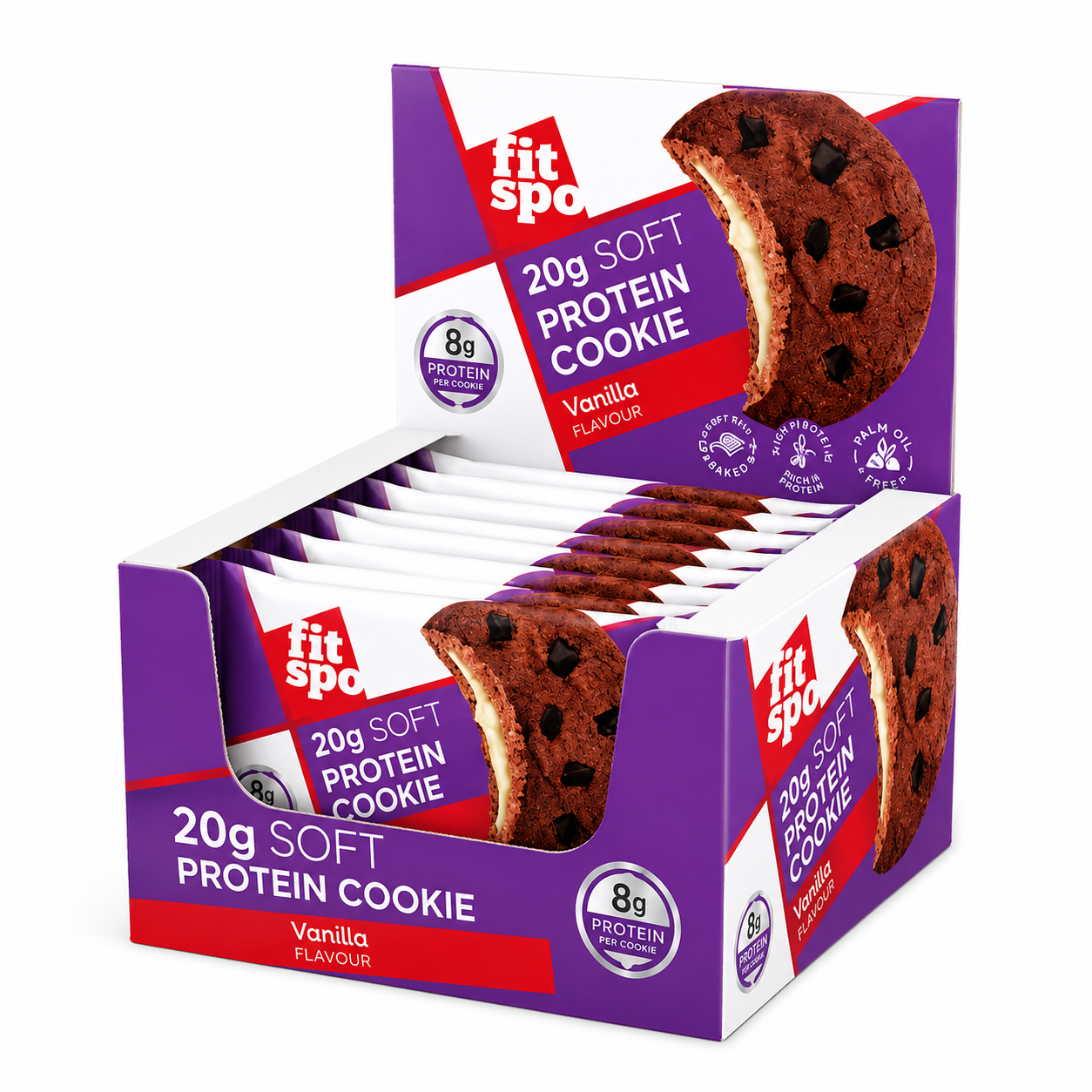 FitSpo Protein Soft Cookie - 20 g Protein