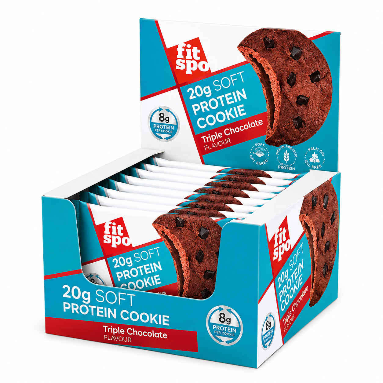FitSpo Protein Soft Cookie - 20 g Protein