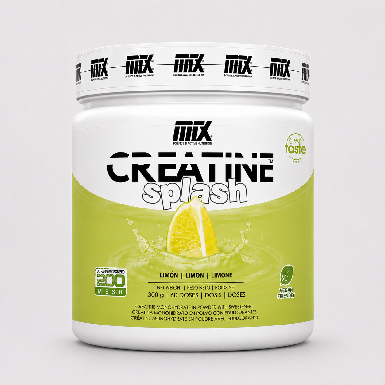 CREATINE Splash™ - Creatina Saborizada 200 Mesh