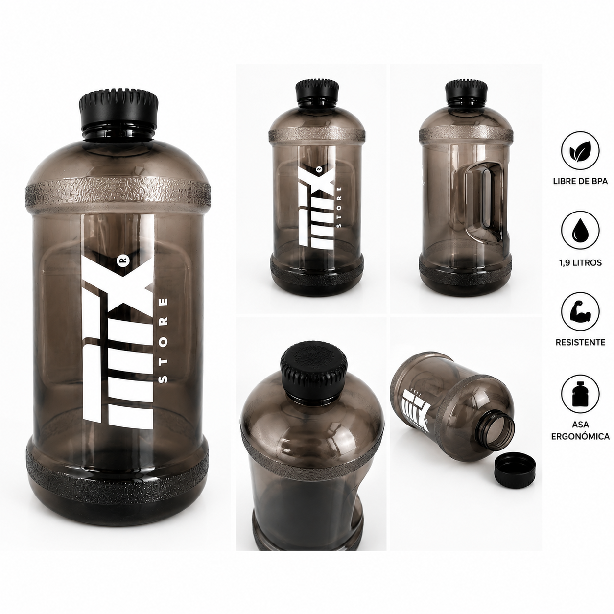 MTXStore HYDRAJUG™ 2200– Bidón de hidratación de 2200 ml