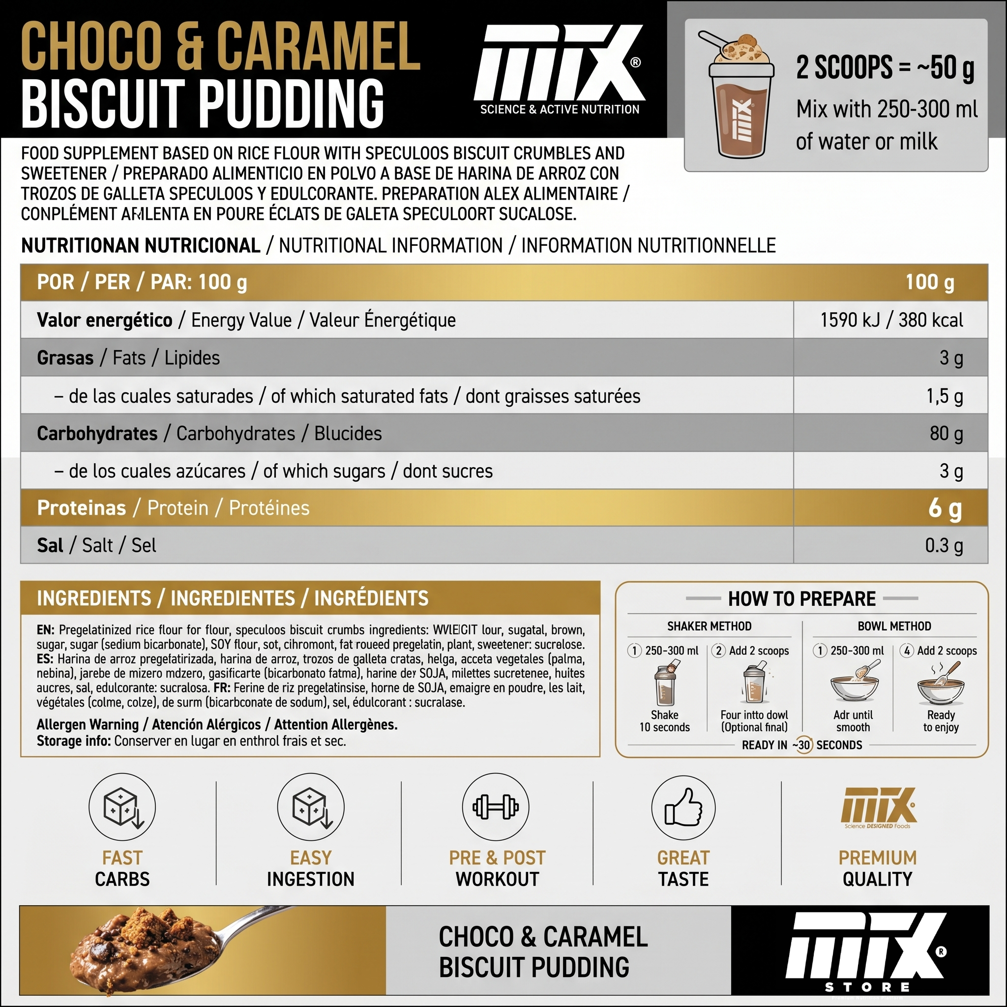 Super Crema (arroz) deliciosamente saborizada gourmet 1500 G