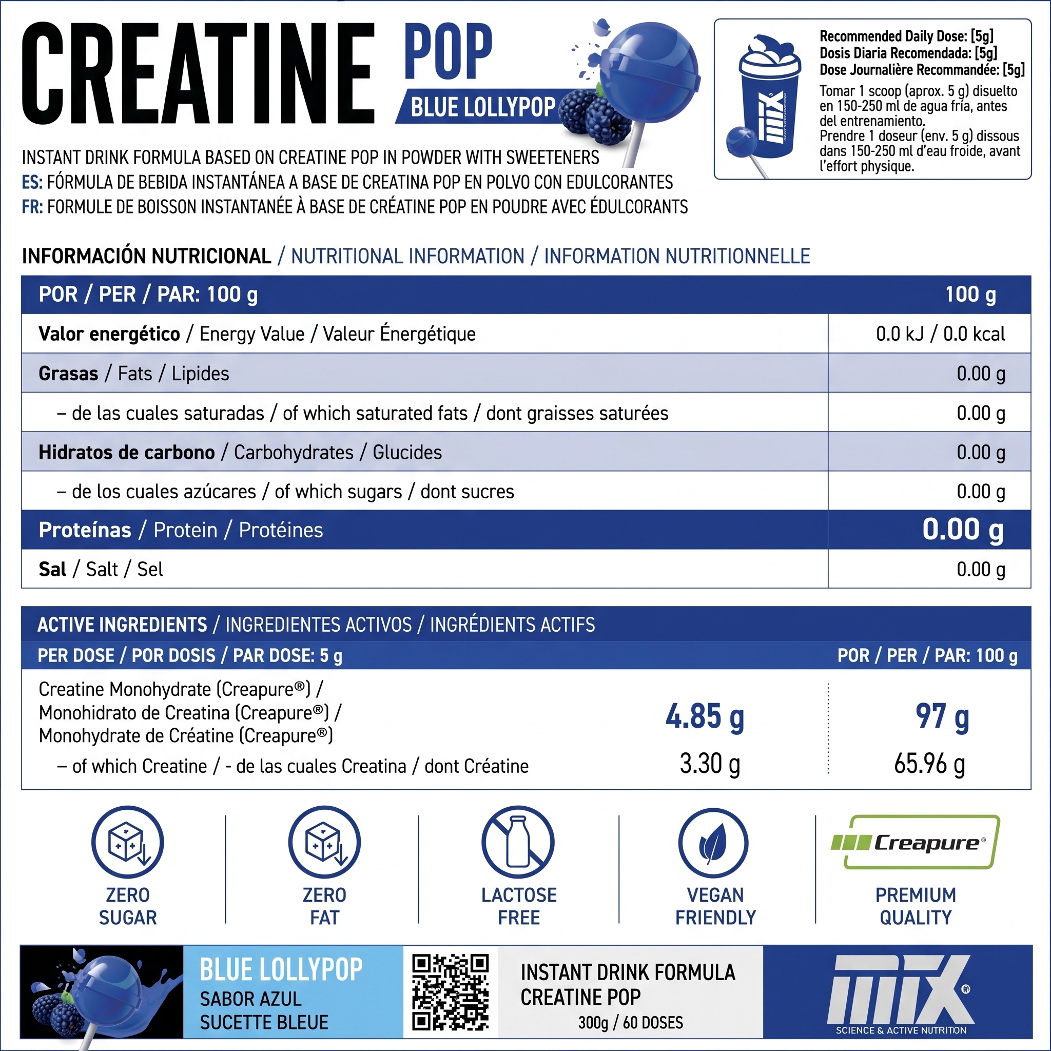 CREATINE POP™ - Creapure® con sabor & experiencia candy