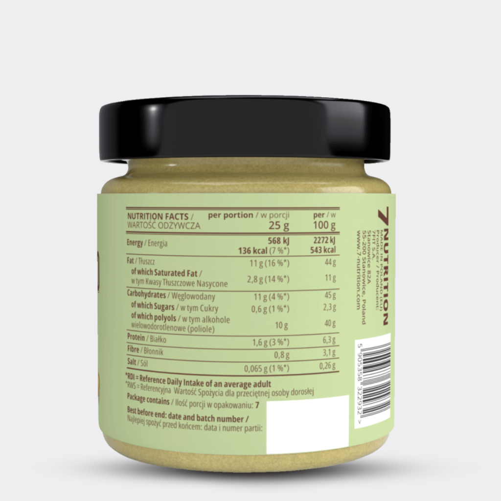 Crema de Pistacho - chocoBlanco - sin azúcar añadido