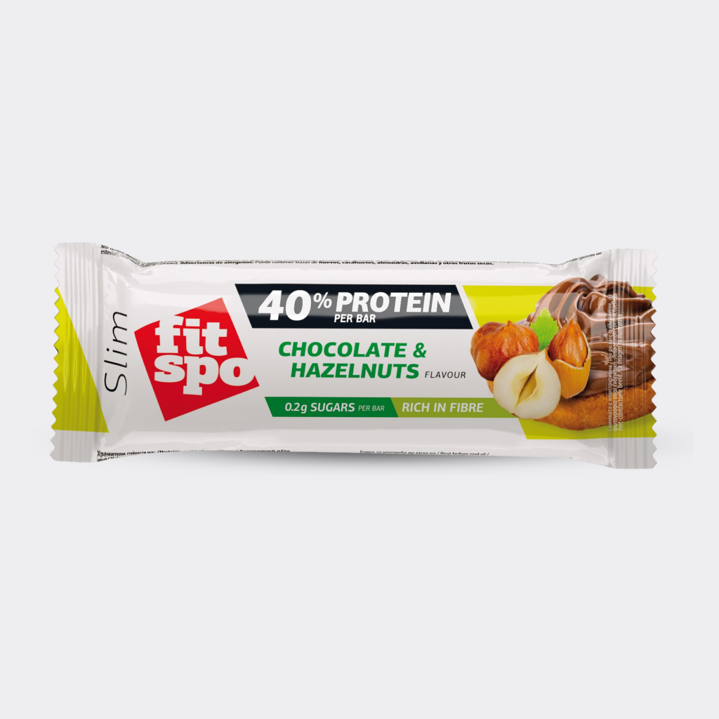 FitSpo Slim Barrita Proteica 50g X 12 unidades (bajo en carbohidratos)