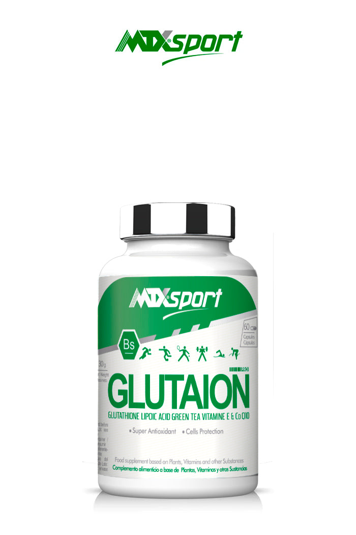 GLUTAION™ | Antioxidante Complex GLUTATION A.L.A. CoQ10 Té Verde Vit E (60 CÁPSULAS VEGANAS)