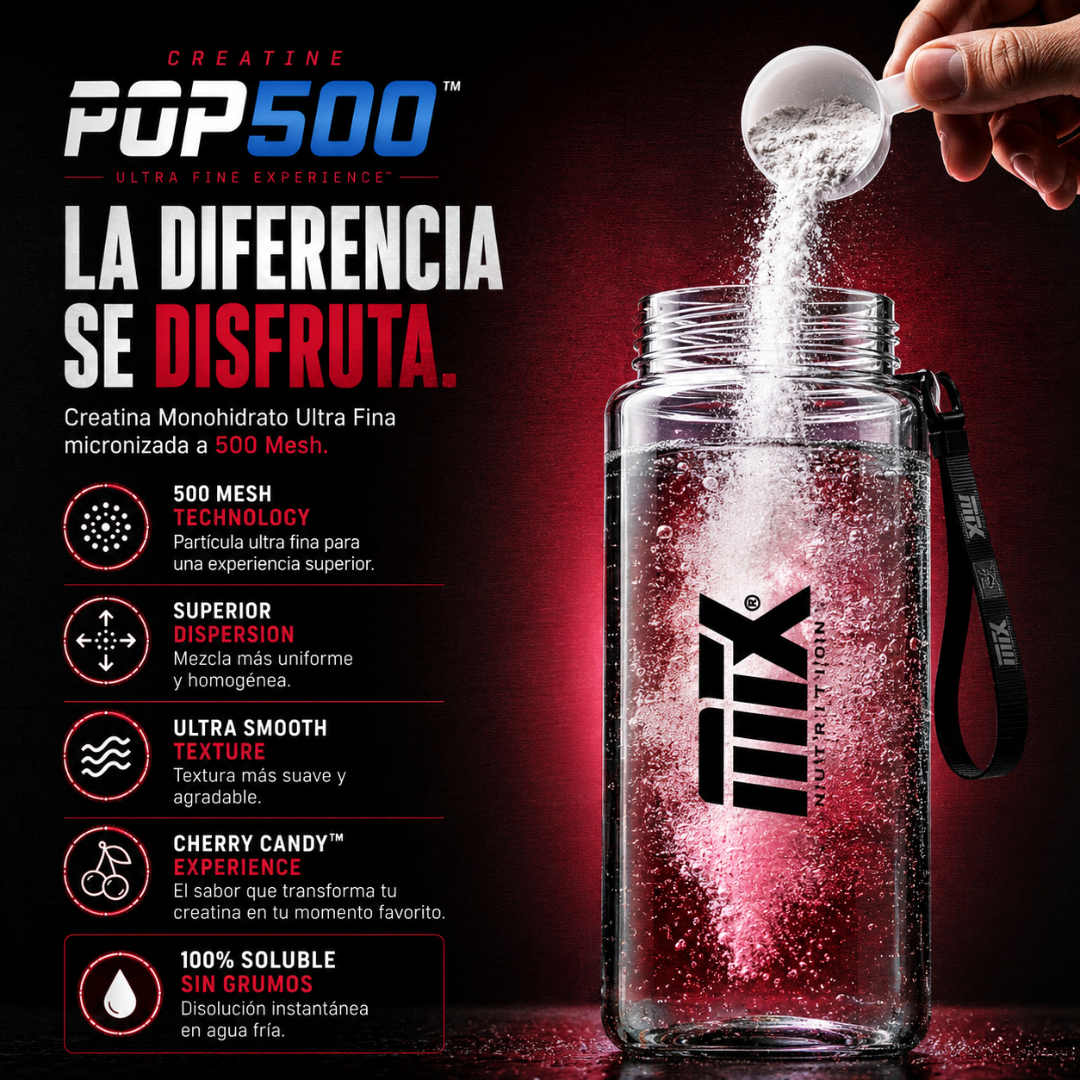 POP500™ - Creatina Ultra Micronizada 500 Mesh (300g)