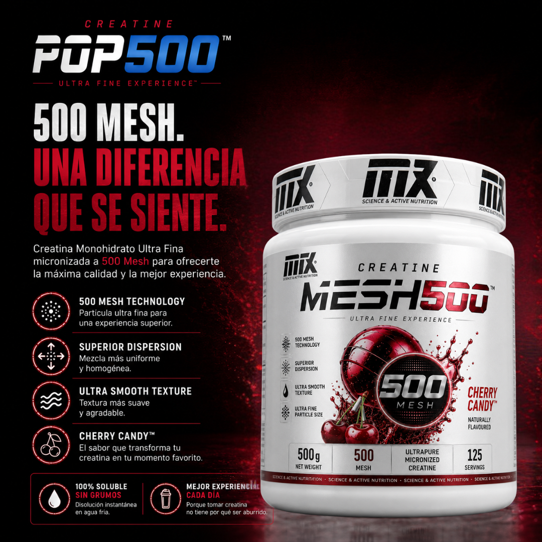 POP500™ - Creatina Ultra Micronizada 500 Mesh (300g)