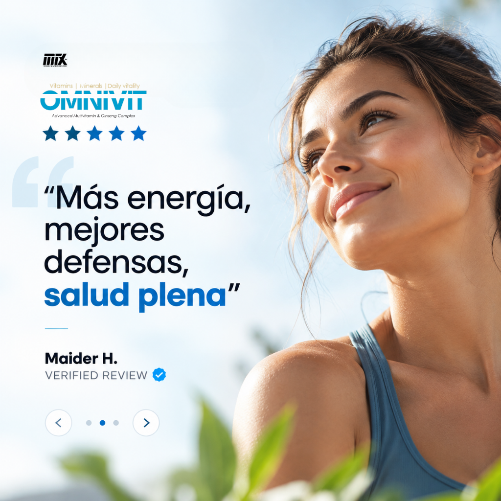 OMNIVIT™  | Complejo Multivitamínico experto para tu día a día