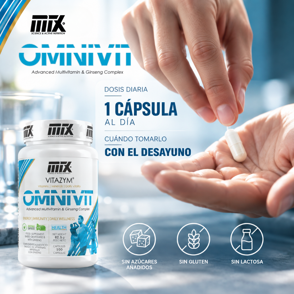 OMNIVIT™  | Complejo Multivitamínico experto para tu día a día