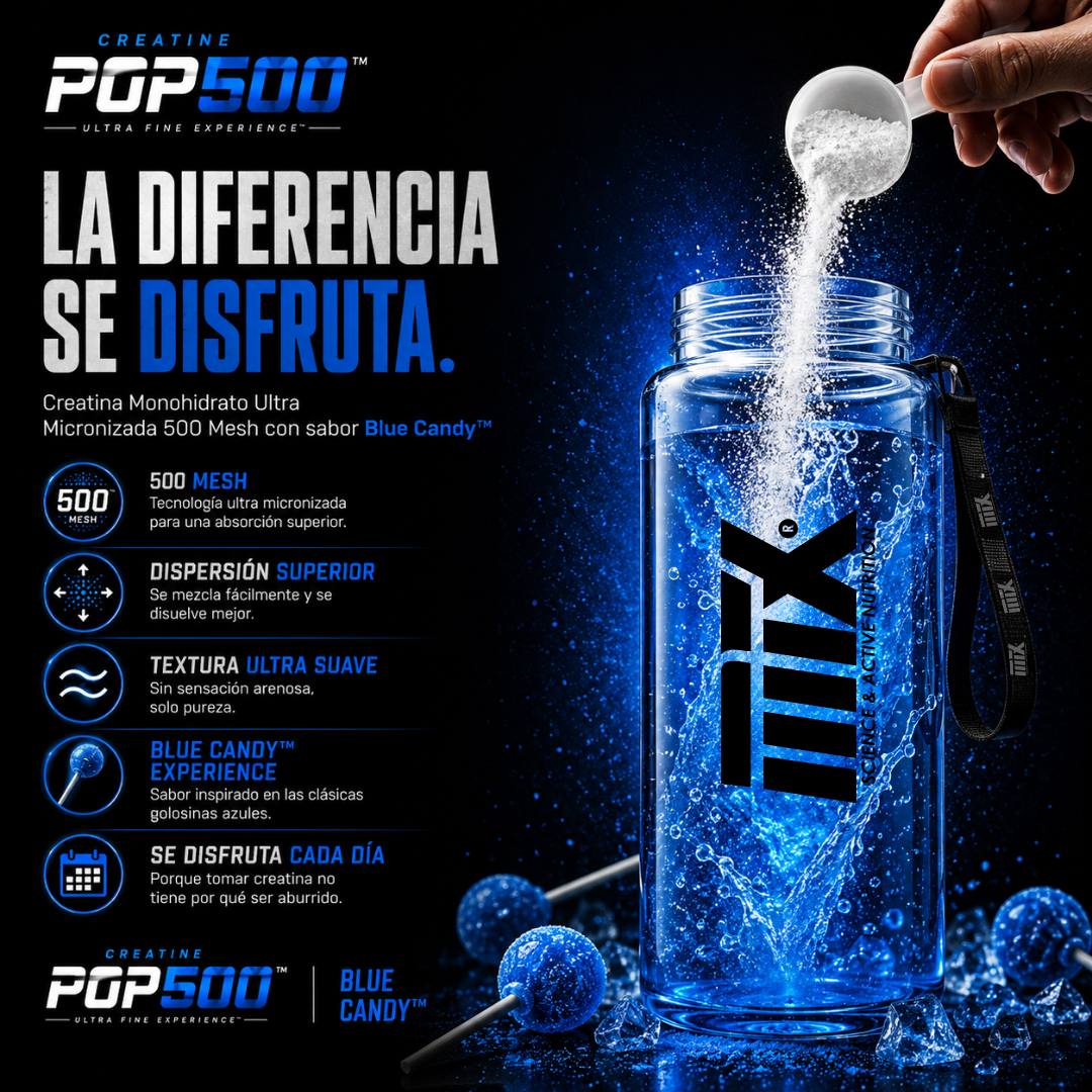 POP500™ - Creatina Ultra Micronizada 500 Mesh (300g)