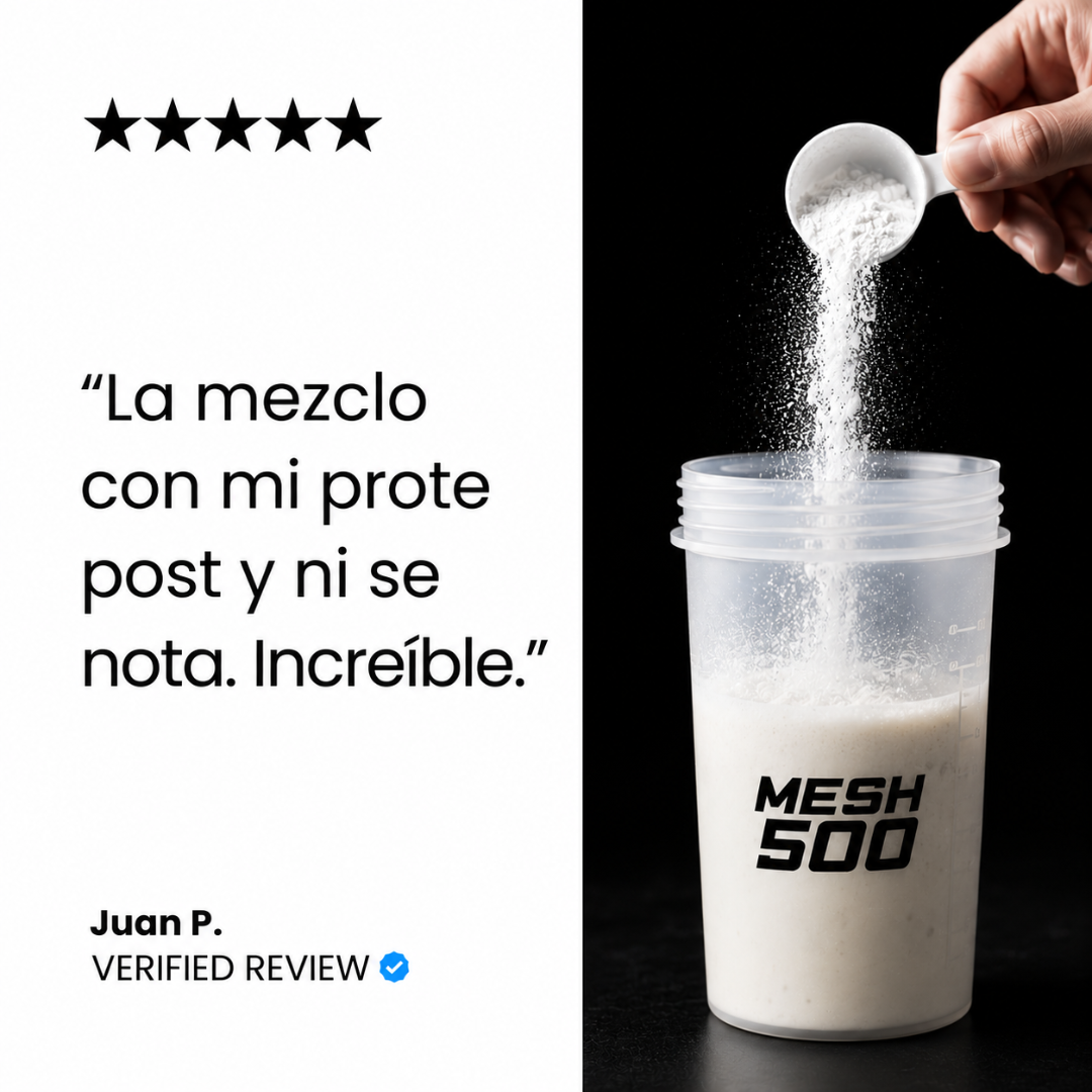 MESH500™ – Creatina Monohidrato Ultra Micronizada 500 Mesh