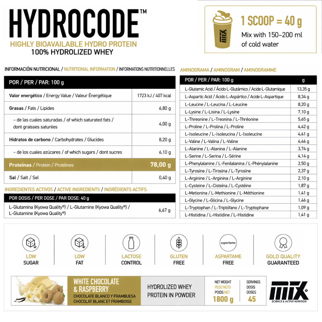 HYDROCODE™ Hydrolized Whey [2000G]