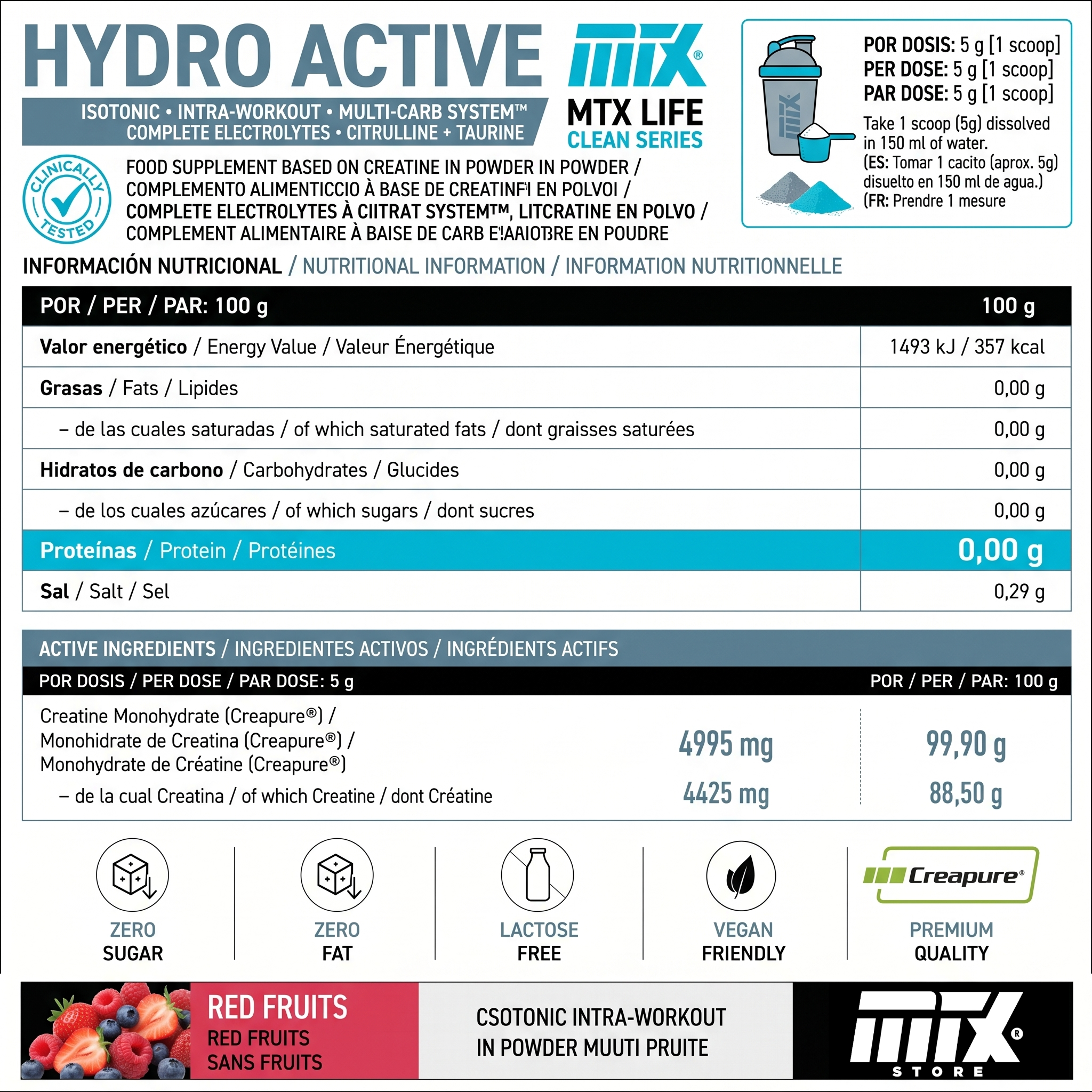 HydroACTIVE  Bebida Isotónica Avanzada