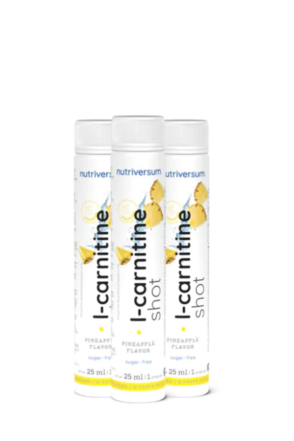 L-Carnitina Shot  | Caja 20x25 ml  (2500mg Tartrato  L-Carnitina) | NUTRIVERSUM_Basic