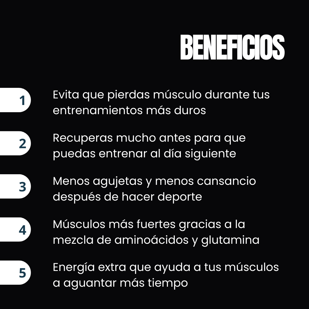 BCAA+G™ – Aminoácidos Recuperación & Rendimiento