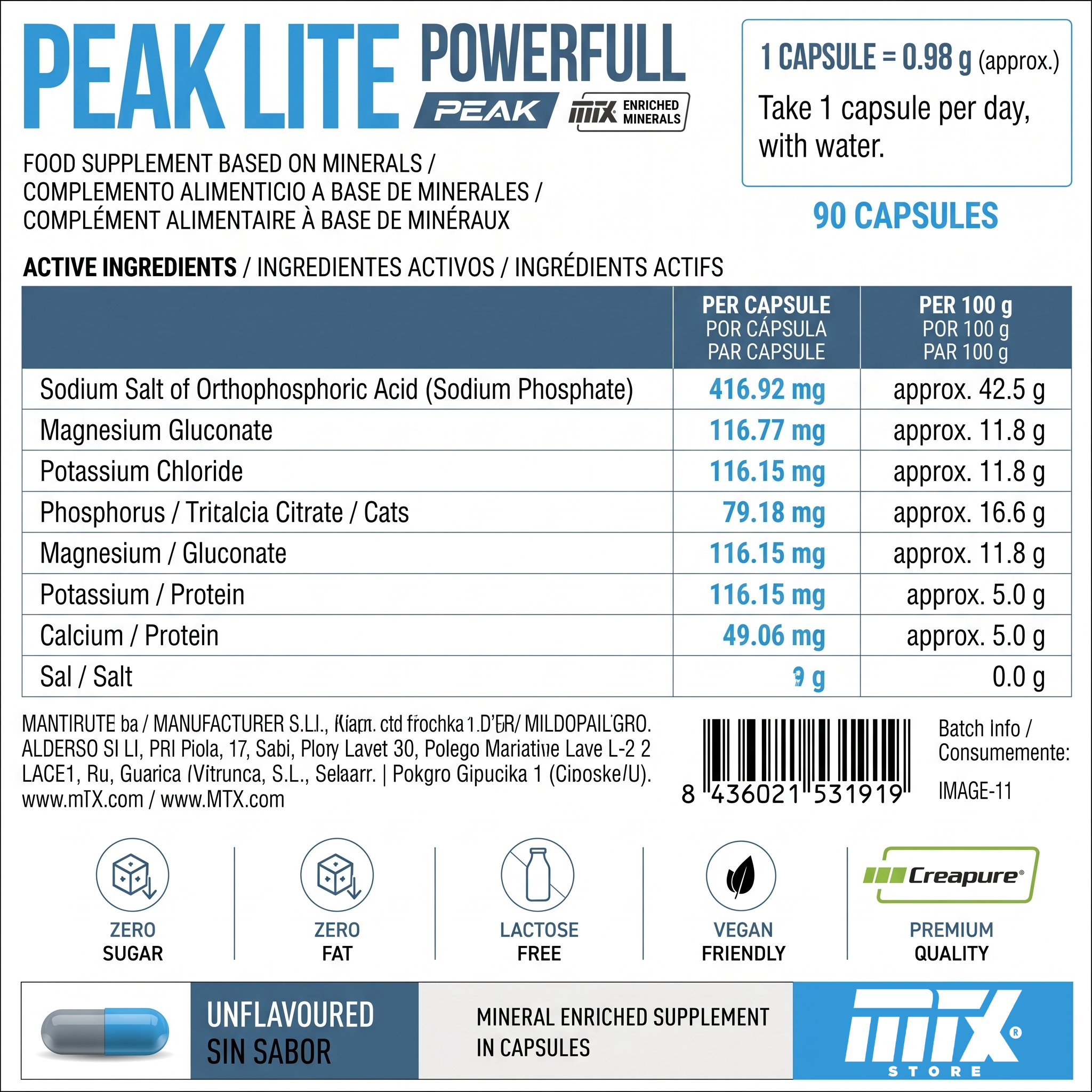 PEAKLITE™ [90caps / 936mg]