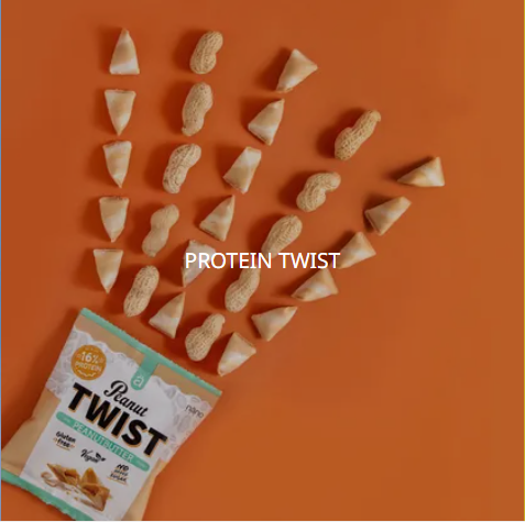 PEANUT TWIST | Protein Snack salado relleno de crema cacahuete 30g - Nano supps -