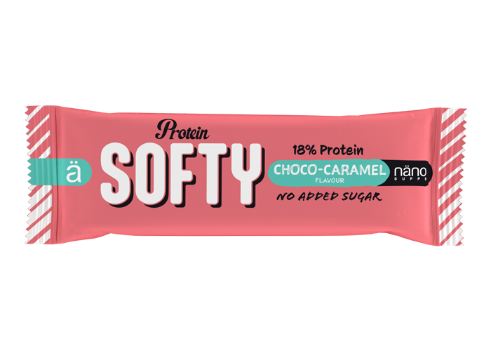 PROTEIN SOFTY | El snack Relleno Toffe cremoso cubierto chocolate con leche - NANO Supps -
