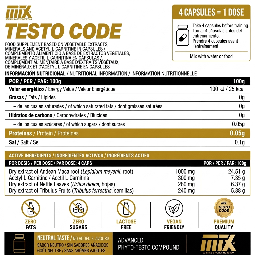 TESTOCODE™ -Soporte hormonal y rendimiento masculino