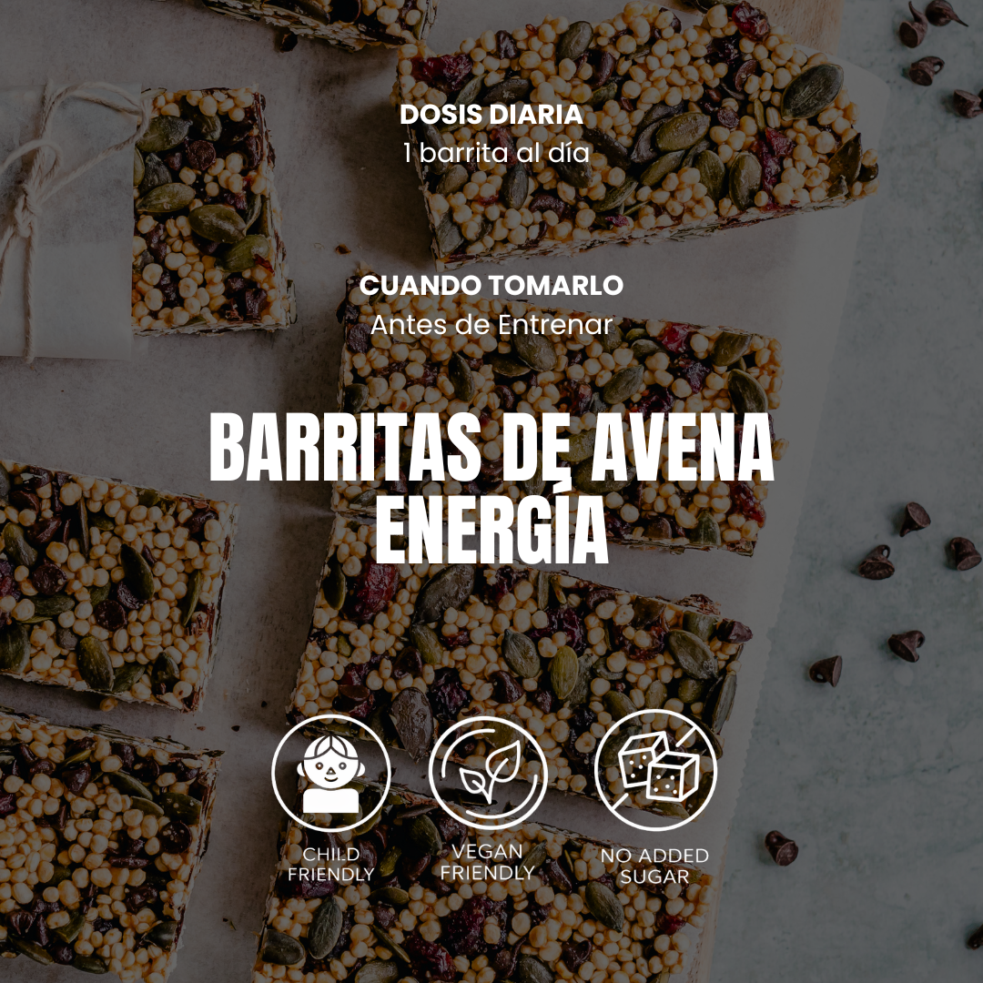 FitSpo FLAPJACK™ - Avena Natural & Energía Sostenida