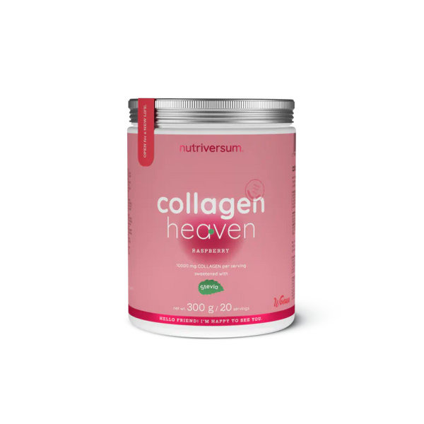 Collagen Heaven (con stevia) en delicioso sabor frambuesa 300 g  | NUTRIVERSUM_WOMEN