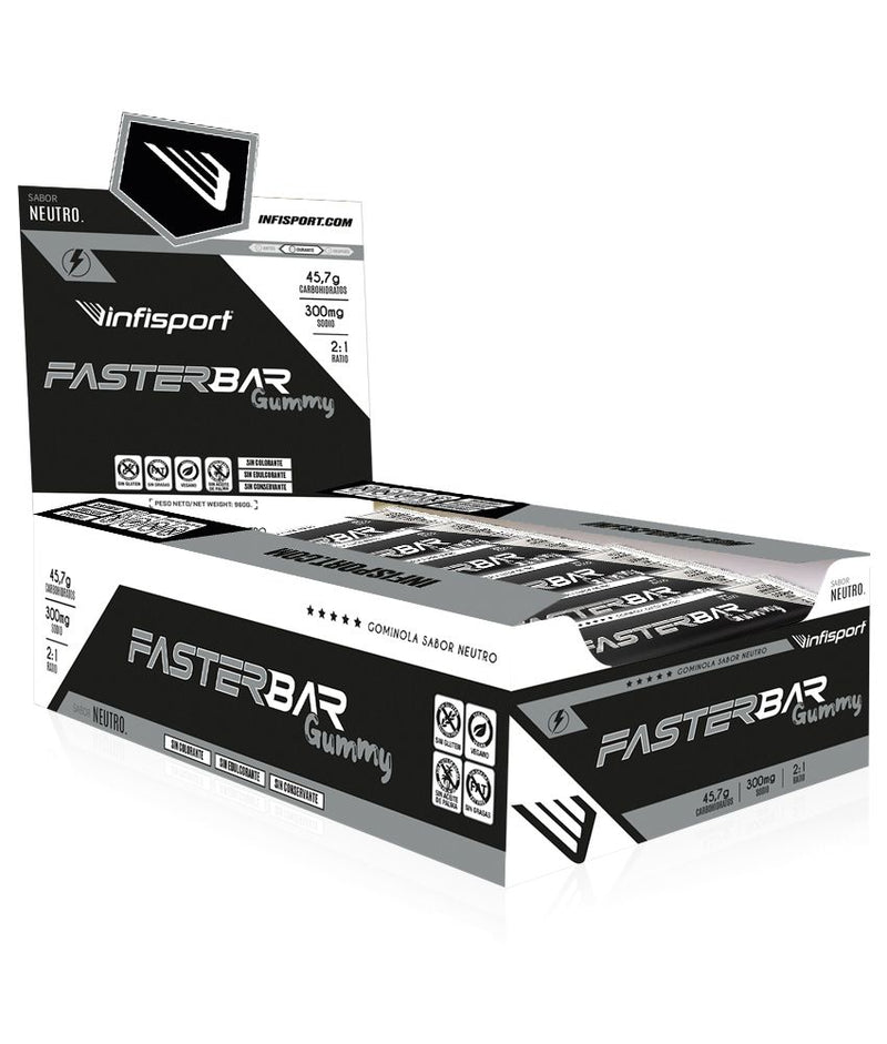 FASTER BAR GOURMET (BARRITA TIPO MEMBRILLO) RATIO GLUCOSA VS FRUCTOSA 2:1 60g