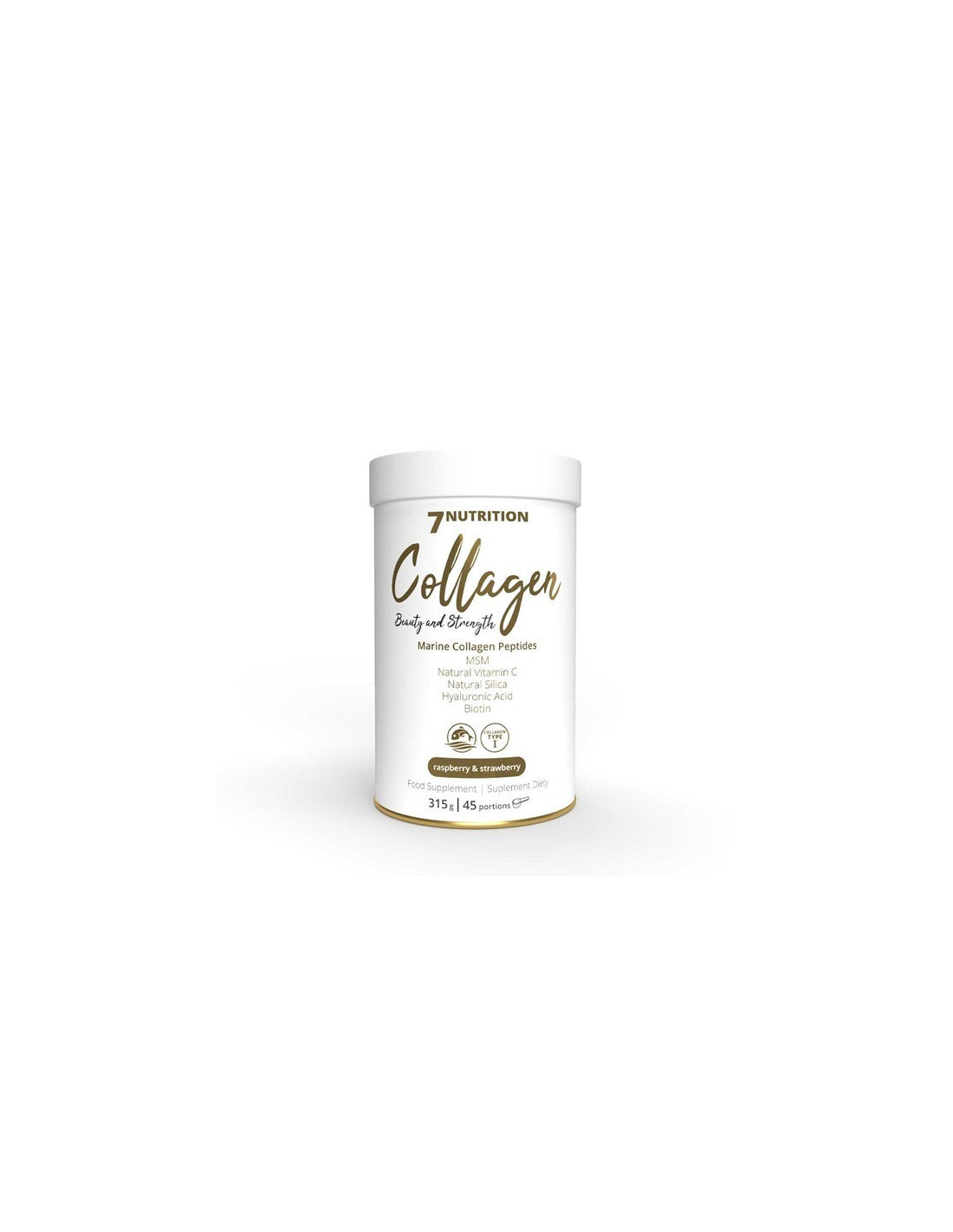 Colageno marino con MSM, VItamin C, Acido Hialuronico, Biotina [315G] (Copia)