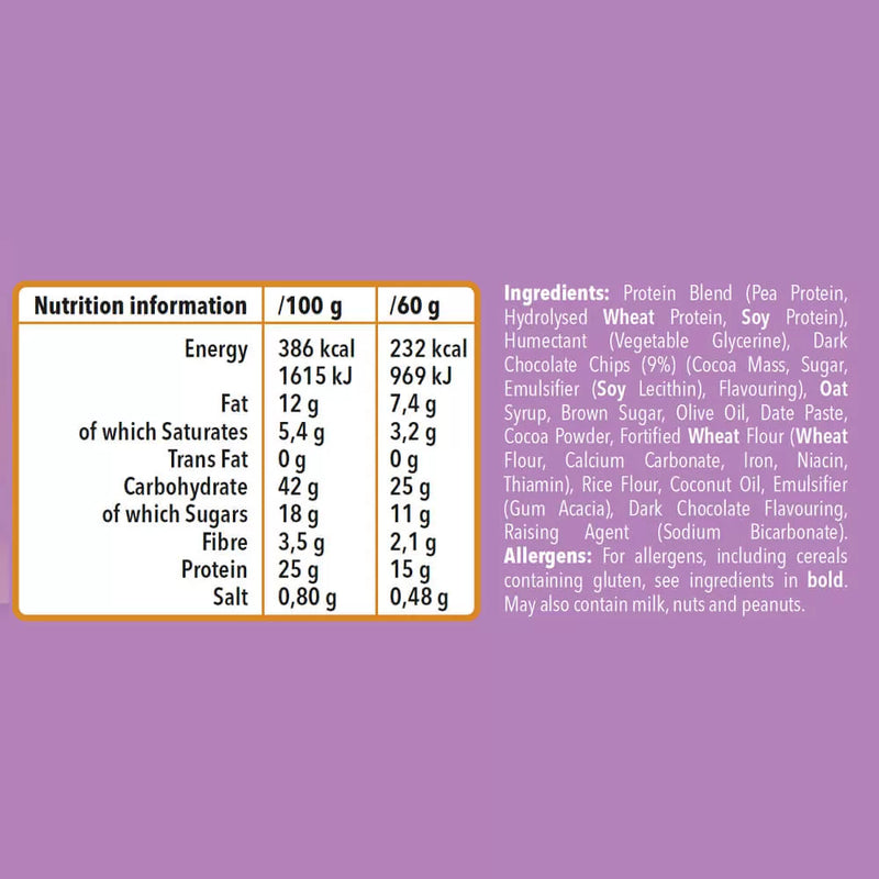 PROTEIN BROWNIE | DoubleChocolate Protein (25%) / 60g - NANO Supps -