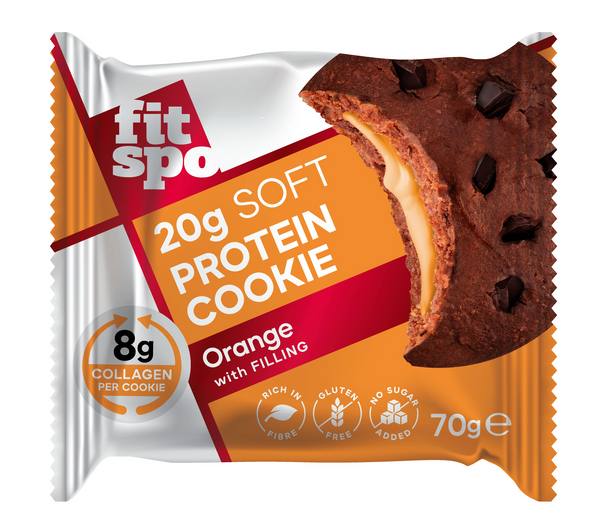 COOKIE PROTEIN FitSpo | 20g Proteinas | Naranja 70g