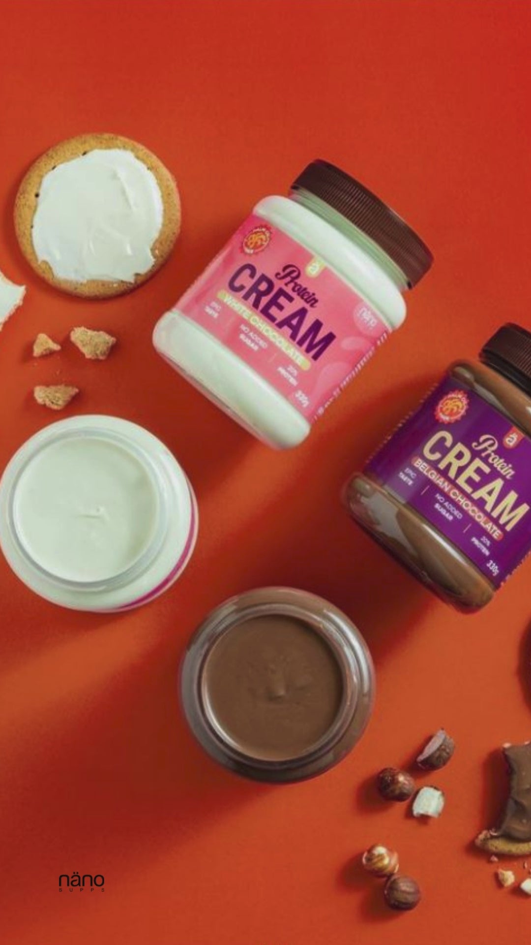 Cargar vídeo: PROTEIN CREAM | CREMA PROTEICA (20%) PARA UNTAR / 330g - SUGAR FREE