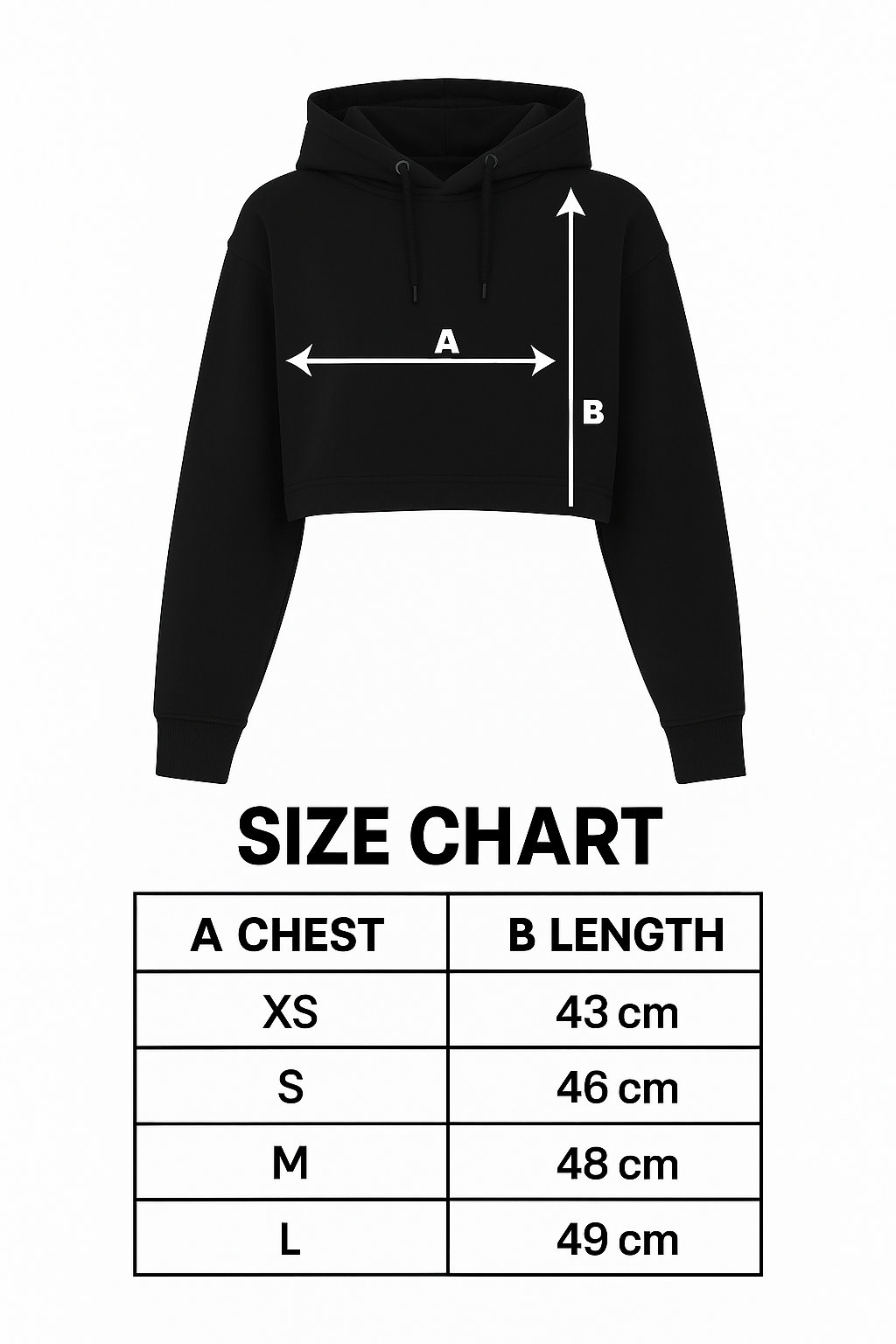 Sudadera MTX Corta con capucha Oversize Mujer