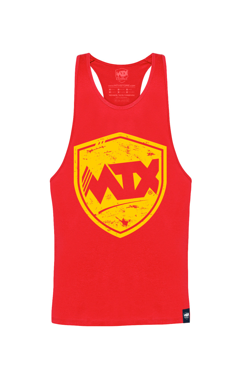 SLEVELESS MEN GYM MTX SHIRT (Rojo)