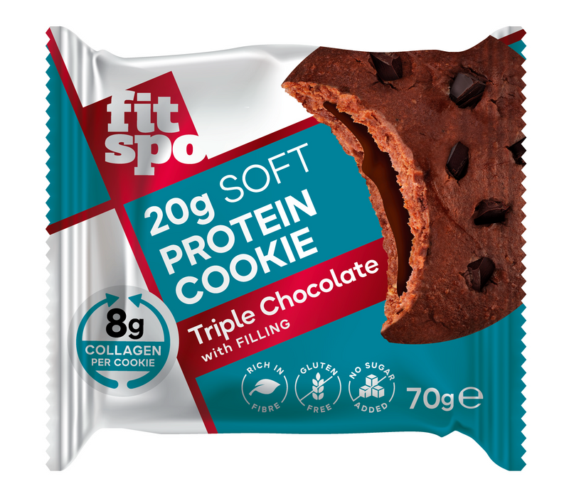 COOKIE PROTEIN FitSpo | 20g Proteinas | Triple Choco 70g
