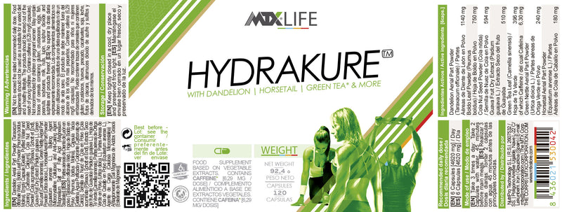 HYDRAKURE™ HERBAL WATER LOSS [120 C /750G] *
