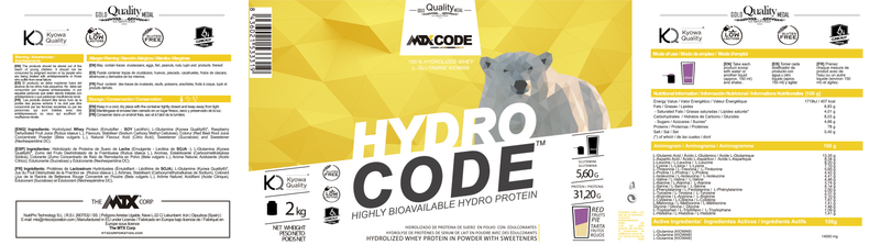 HYDROCODE™ Hydrolized Whey [2000G]
