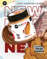 NUTEINE™ Crema Vegana Chocolate Negro con Avellanas alta en Proteinas [250g]