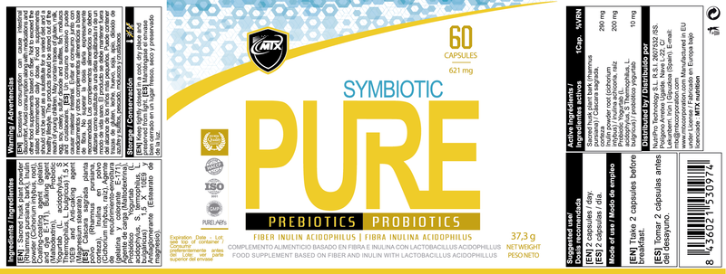 SYMBIOTIC pre & probiotic [60cap/621MG]