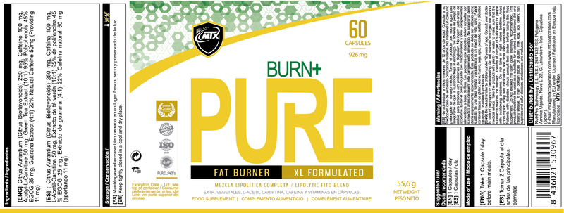 BURN+ PURE ™ [60CAP/926MG]