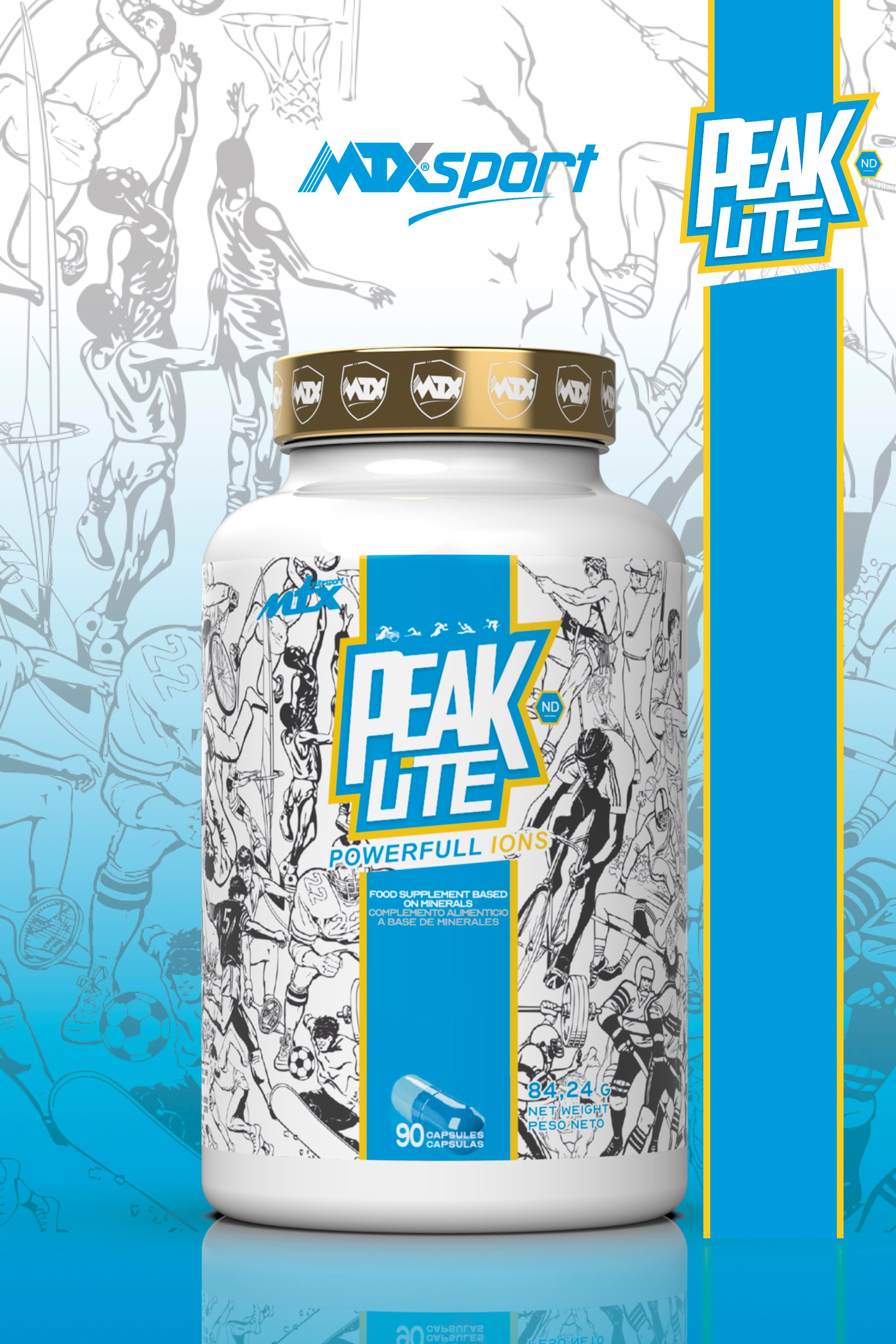 PEAKLITE ™ (Salts | Powerfull Ions Electrolites) [90caps / 936mg]