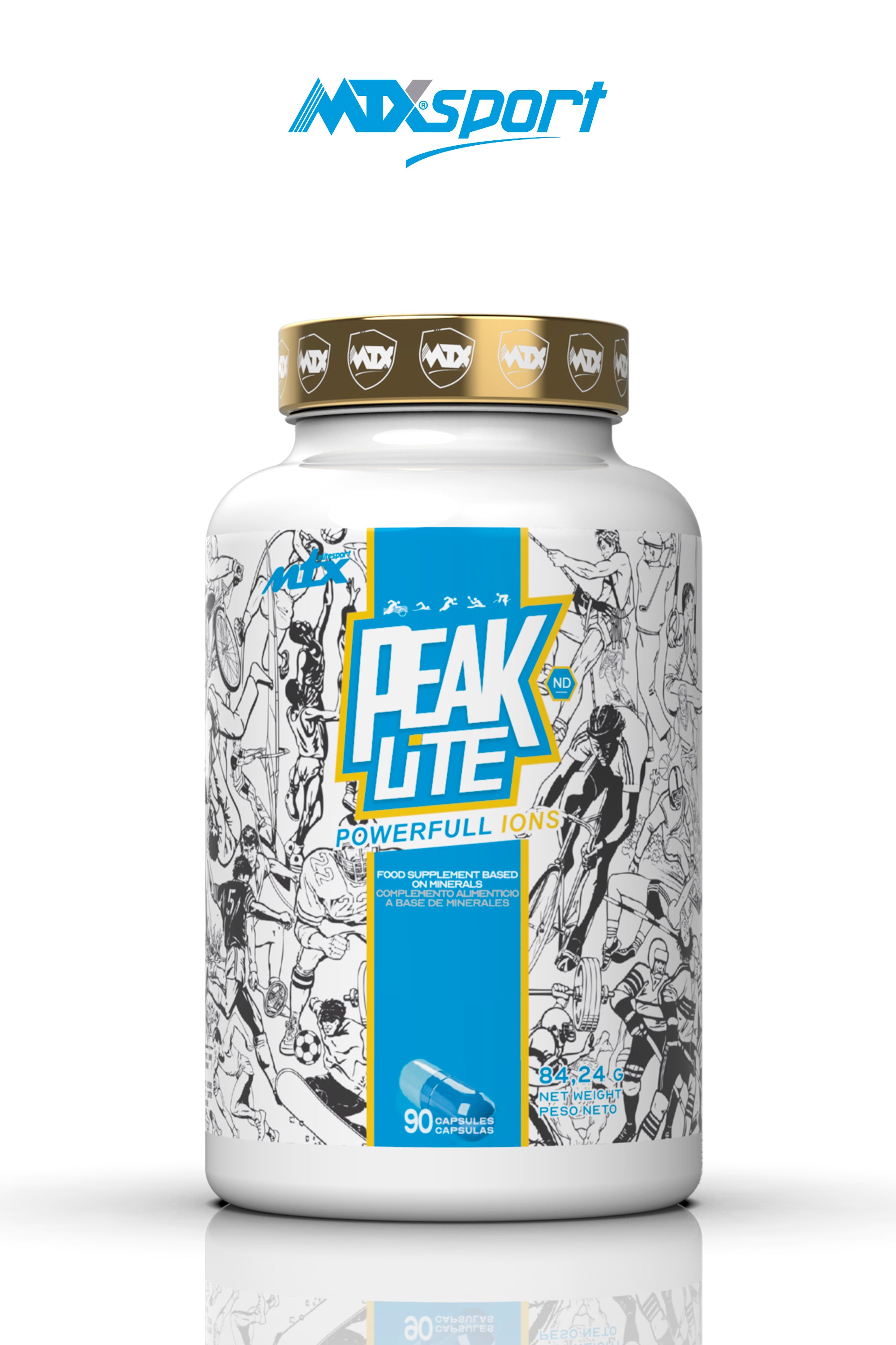 PEAKLITE ™ (Salts | Powerfull Ions Electrolites) [90caps / 936mg]